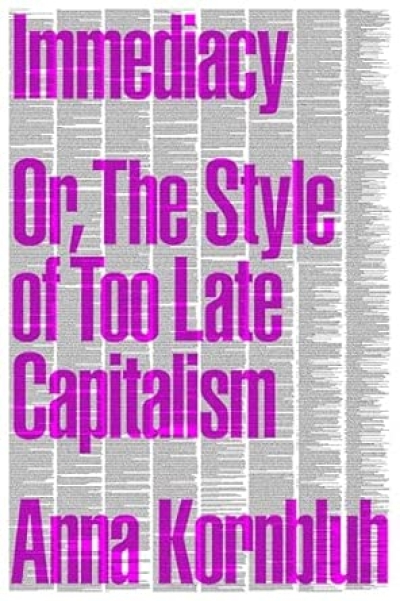 Immediacy or, The Style of Too Late Capitalism