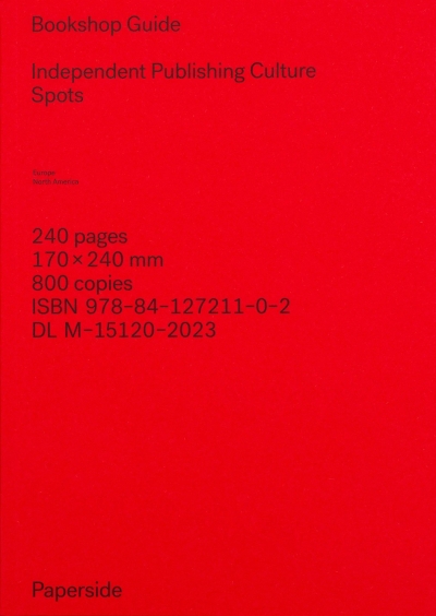 rotes Cover Bookshop Guide. Independent Publishing Culture Spots Vol 1
