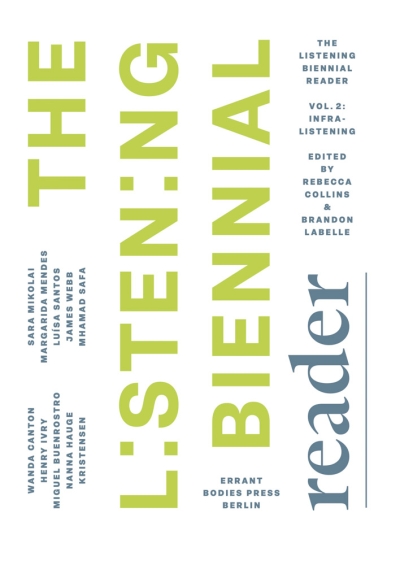 Cover The Listening Biennial Reader - Vol 2